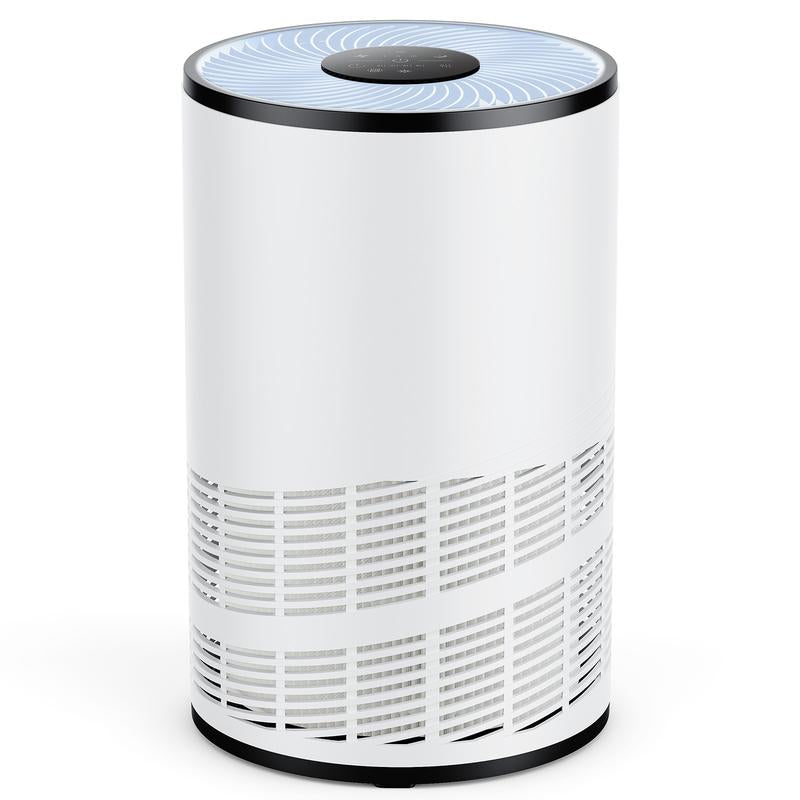 Sweet Furniture S - Air Purifier with an Replacement HEPA Filter, Portable Air Quality Monitor, Covers up to 1200Ft², 360°Outlet, 25Db Sleep Mode