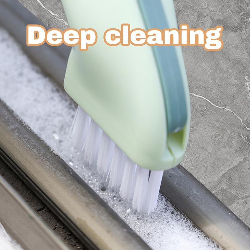 2 Counts Bottle Cleaning Brush, Multi-Functional Dry and Wet Dual-Purpose Crevice Cleaning Brush for Bathroom Kitchen, Random Color